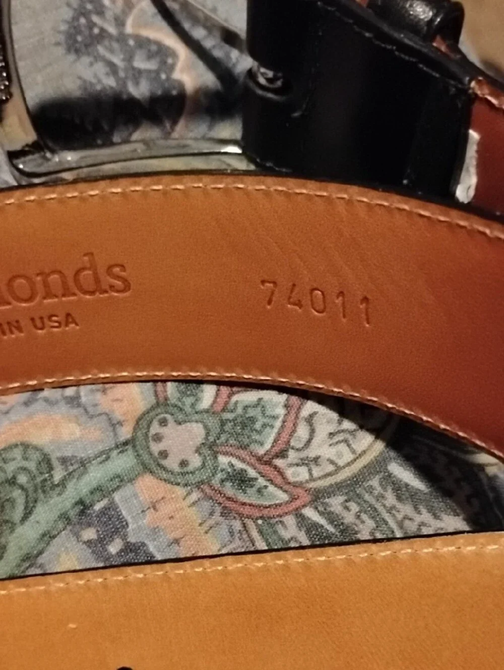 Allen Edmonds - Black Leather Manistee Dress Belt